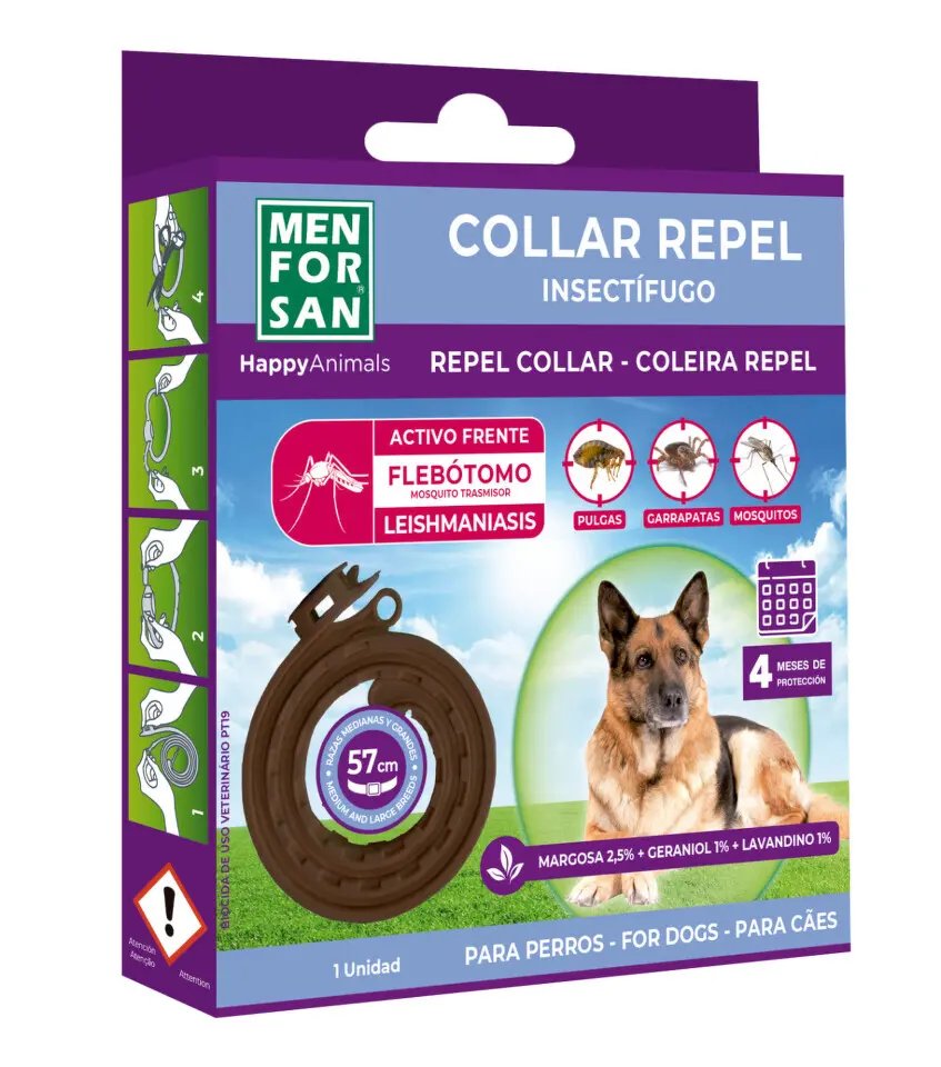 Menforsan Collar Repel antipar.obojek psy 57cm