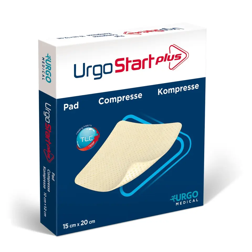 UrgoStart plus Pad krytí lipidok.NOSF 15x20cm 10ks