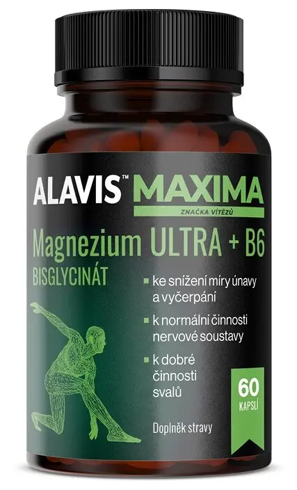 ALAVIS MAXIMA Magnezium ULTRA + B6 60 kapslí