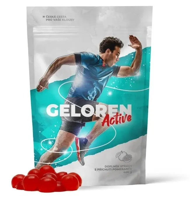 Geloren Active příchuť pomeranč 90 želé tablet