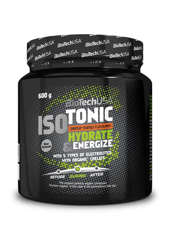 BioTech USA IsoTonic, 600 g Příchuť: Pomeranč/Mango