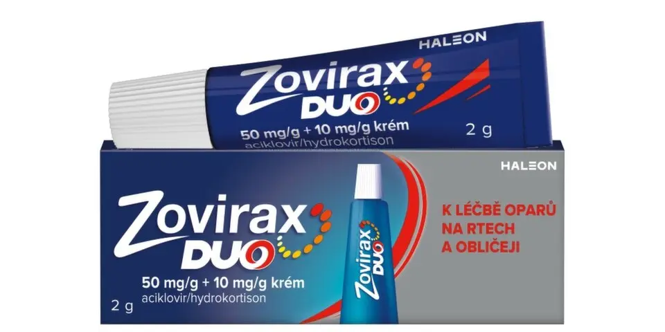 ZOVIRAX DUO 50MG/G+10MG/G CRM 1X2G II