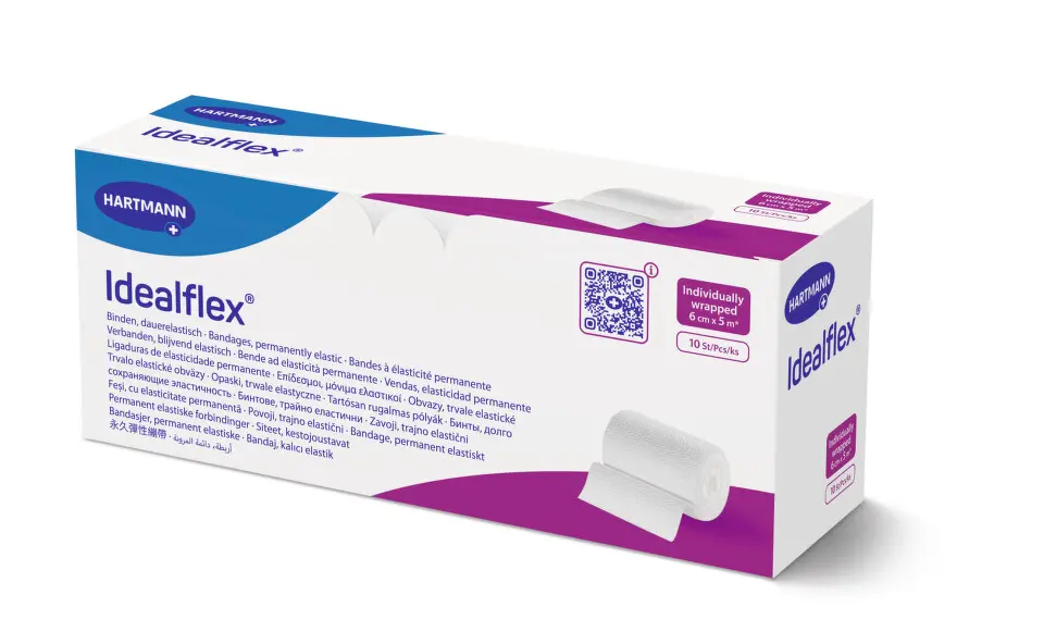 OBINADLO ELASTICKÉ IDEALFLEX 6CMX5M,KRÁTKÝ TAH,1KS
