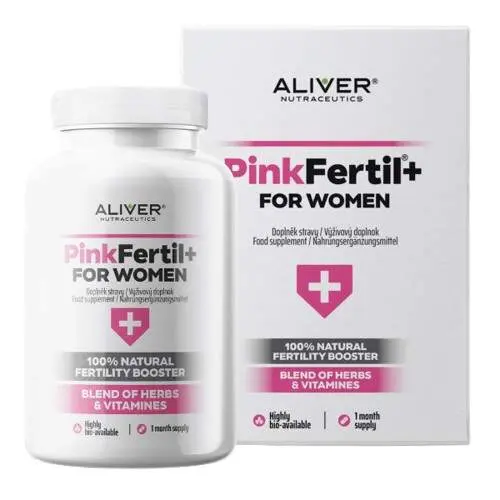 ALIVER PinkFertil+ ženská plodnost cps.90