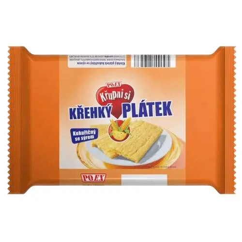 POEX Křehký plátek kukuřičný se sýrem 65g