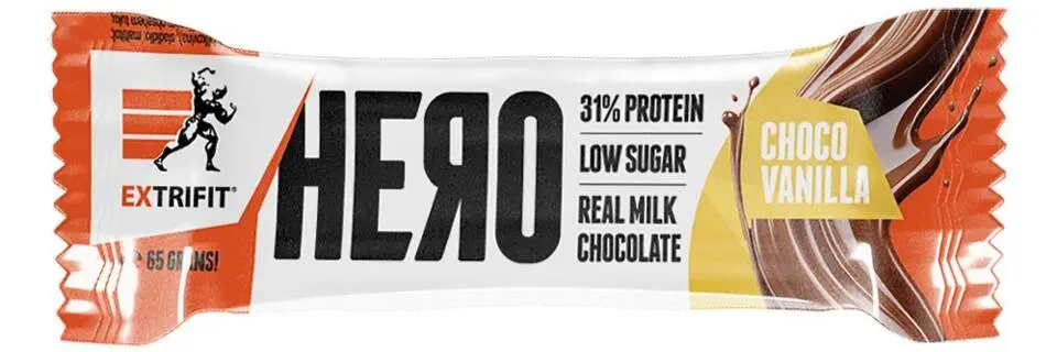 EXTRIFIT Hero tyčinka čokoláda a vanilka 65 g