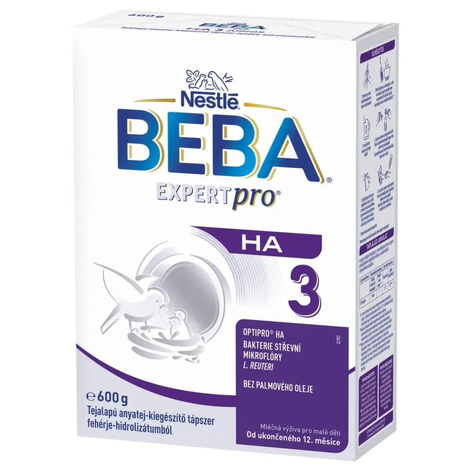 BEBA EXPERTpro HA 3 batolecí mléko 600g