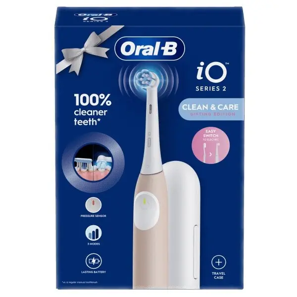 Oral-B iO Series 2 Pink elektr.kart.+c.poudr.Xmas