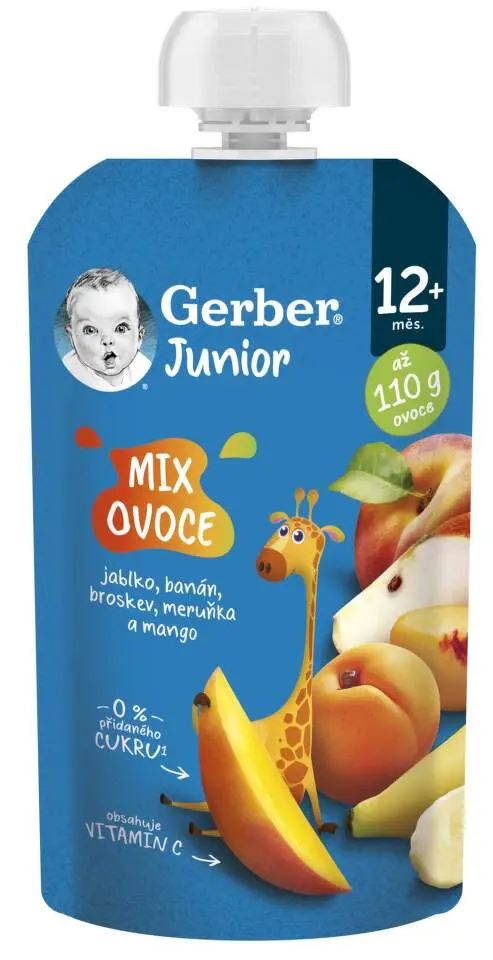 Gerber Ovocná kapsička Junior Mix ovoce