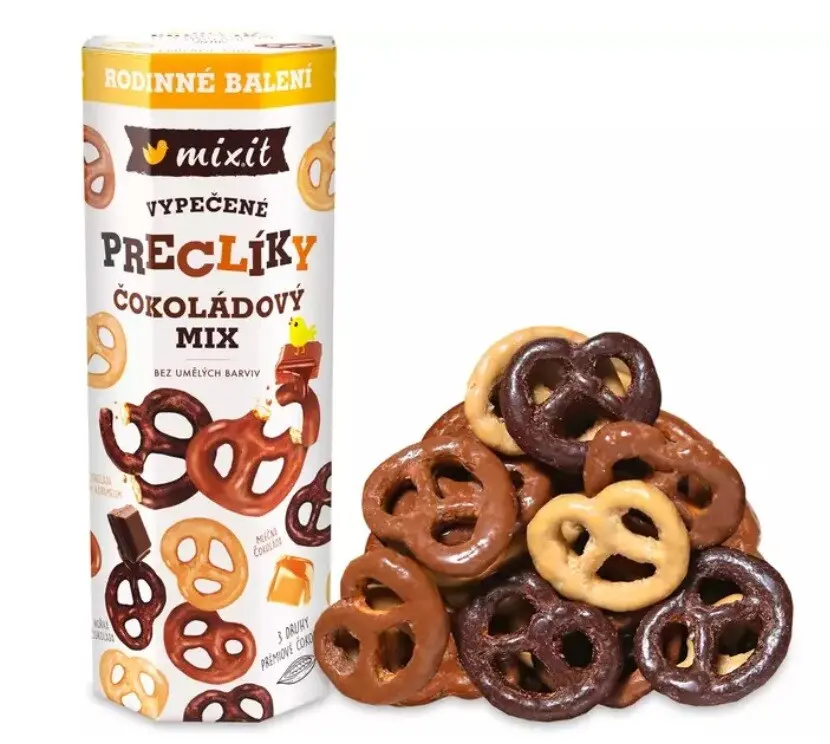 Velké Mixit preclíky Čokoládový mix 500 g