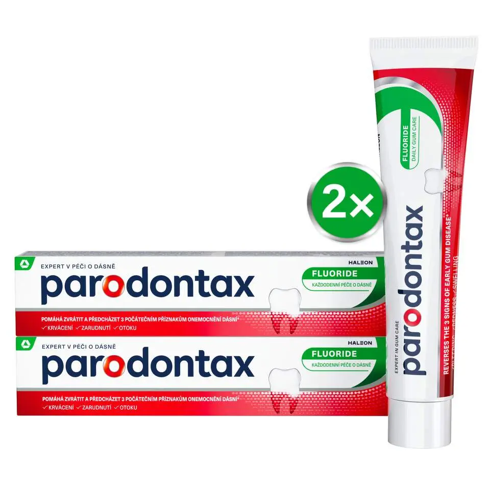 Parodontax Fluoride zubní pasta 75ml - balení 2 ks