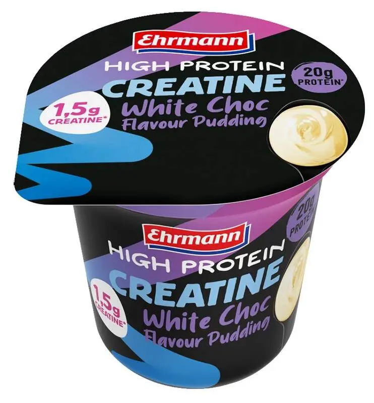 Ehrmann High Protein Creatine Pudding white choco 230 g