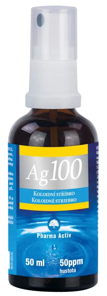 Koloidní stříbro Ag100 50ppm spray 50ml