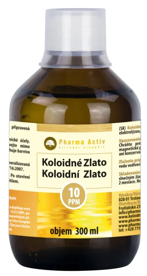 Koloidní zlato 10ppm 300ml