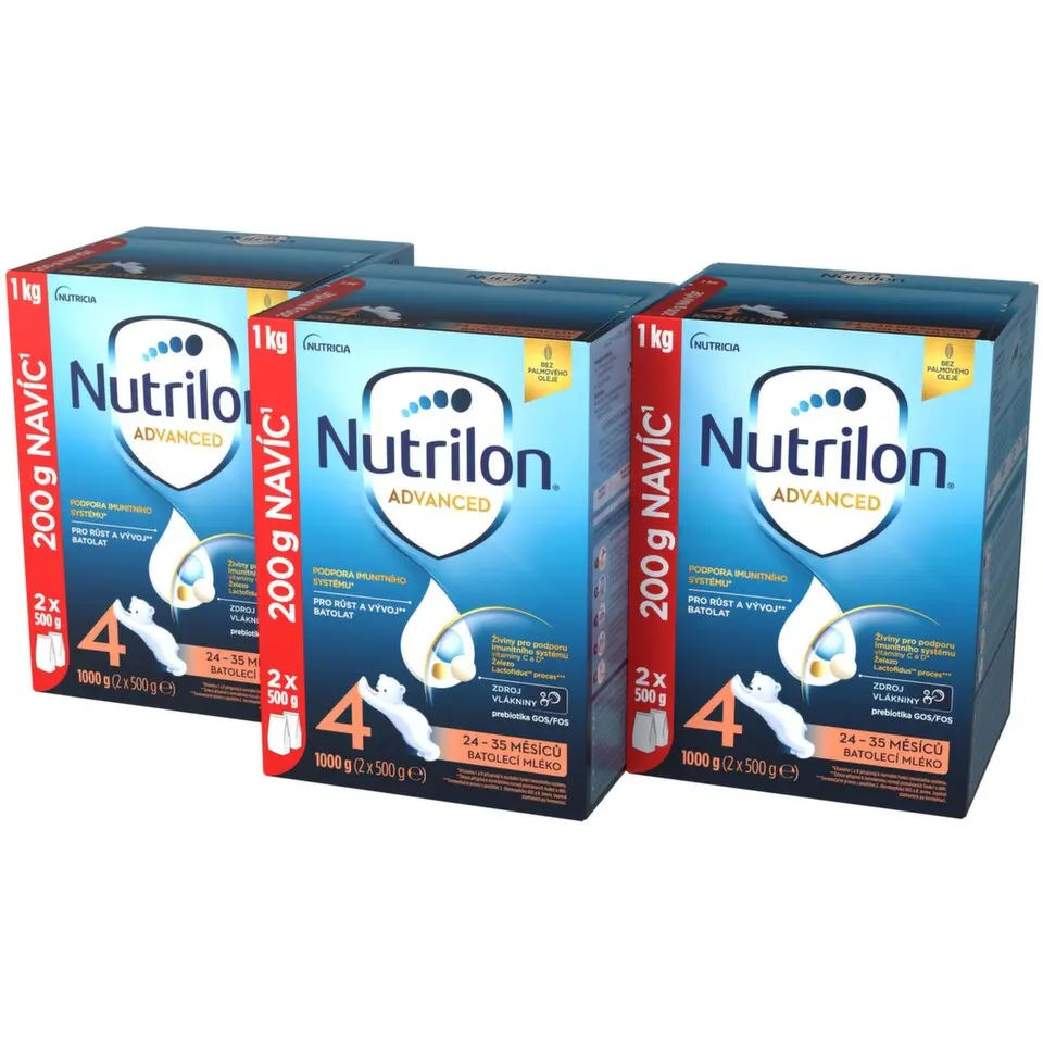 Nutrilon Batolecí mléko Advanced 4, 24m+ 3 kg 3 kg