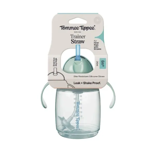 Tommee Tippee hrnek s brčkem a závažím 240ml 6m+