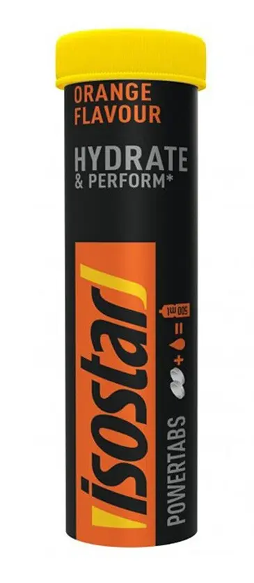 Isostar Power Tabs 10 tbl x 12 g orange