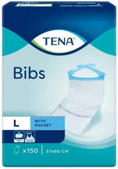 TENA BIB Podbradník L 37x66cm 150ks 720611