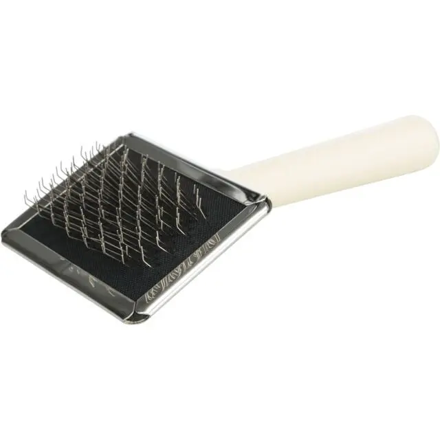 Kartáč dřevěný s drátky finišák kočka 13/6cm TR