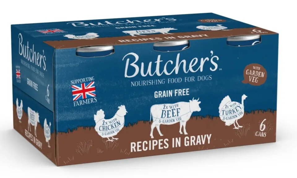 Butcher s Dog Original hovězí/krůtí/kuř. konz. 6x400g