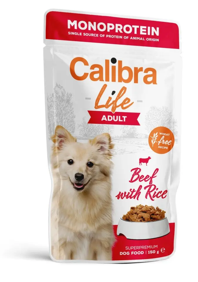 Calibra Dog Life kapsa Adult Beef 150 g
