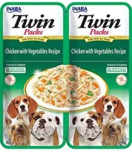 Churu Dog Twin Packs Chick & Veg. In Broth 80g