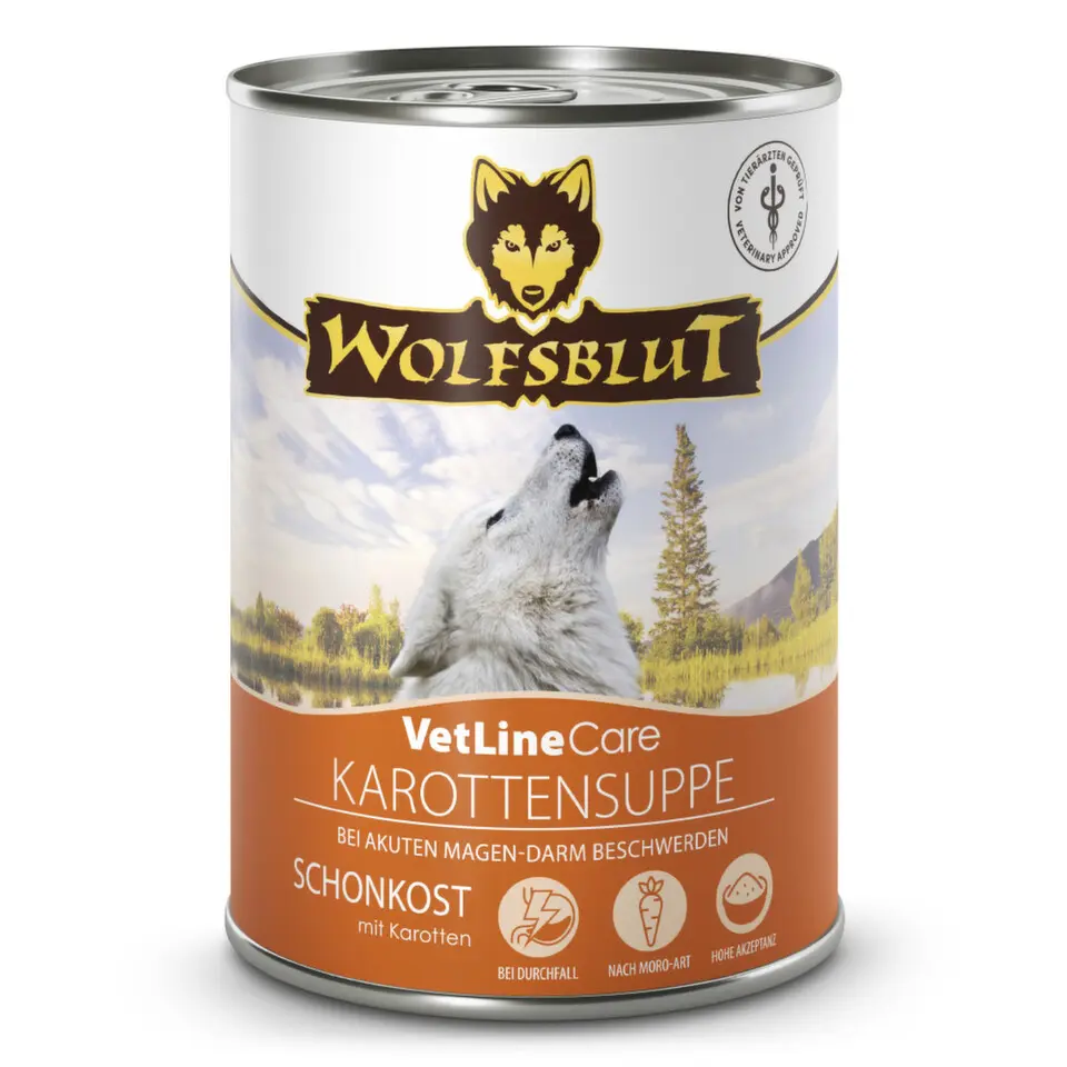 Wolfsblut Dog VetLine Care Carrot Soup konzerva 395 g