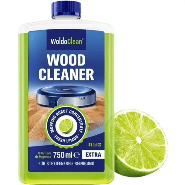 WoldoClean Čistič podlah pro robotické vysavače Lemon 750 ml