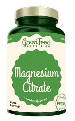 GreenFood Magnesium Citrate 90 kapslí