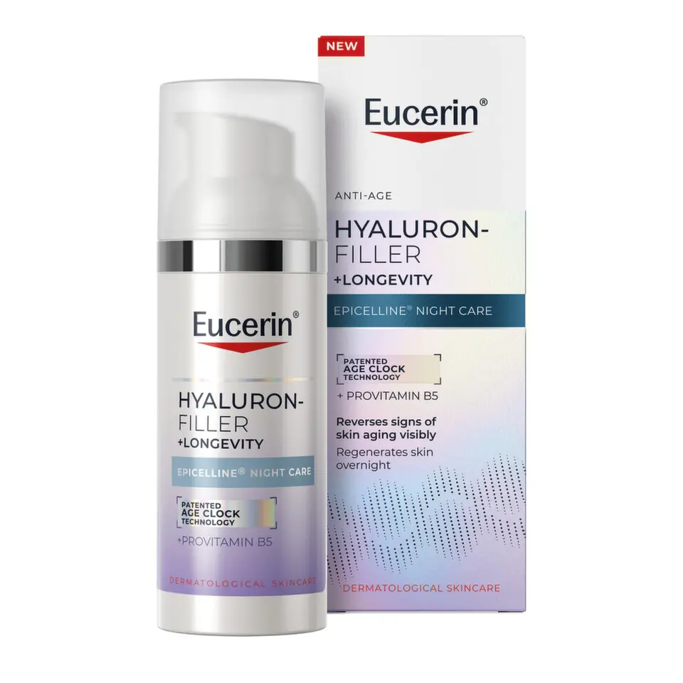 Eucerin HyalFil Longevity Epicelline noční krém 50 ml