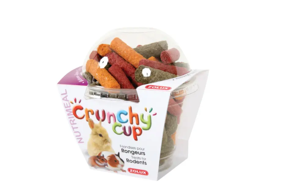Pochoutka Crunchycup Vojtěš/mrk/řepa Pro Hlod180gzolux