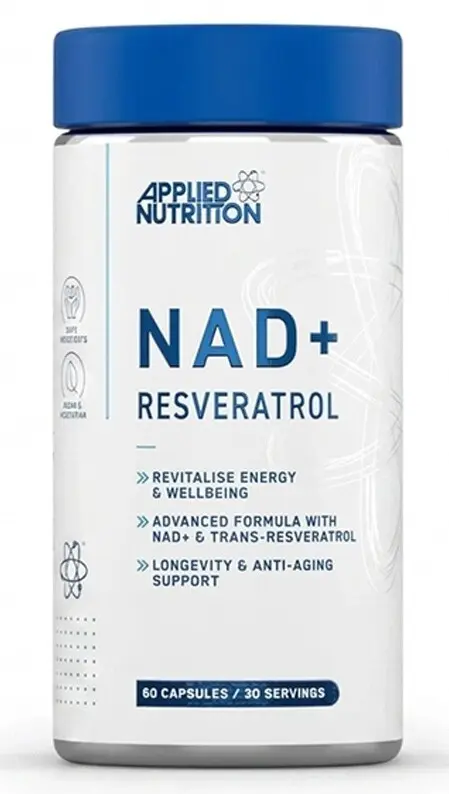 Applied Nutrition Nad+ Resveratrol 60 cps