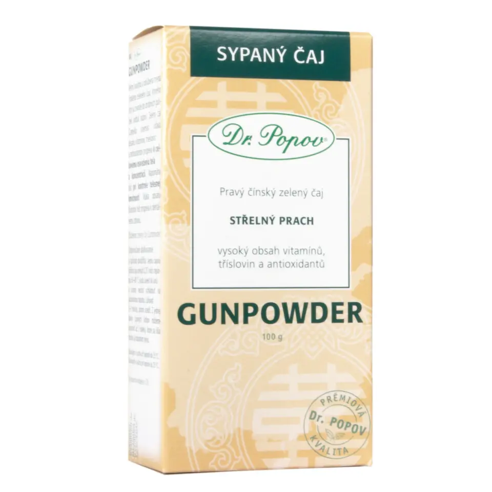Dr.Popov Čaj Gunpowder zelený 100g