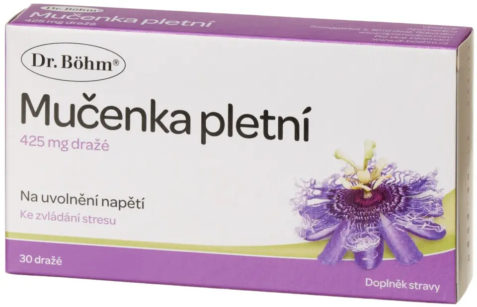 Dr.Böhm Mučenka pletní 425mg drg.30