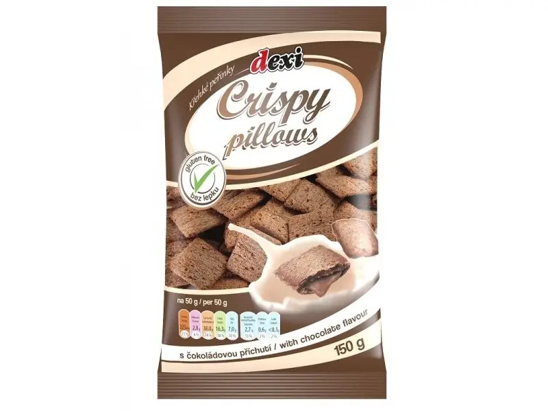 Dexi Křehké peřinky s čoko.příchutí bezlep.150g