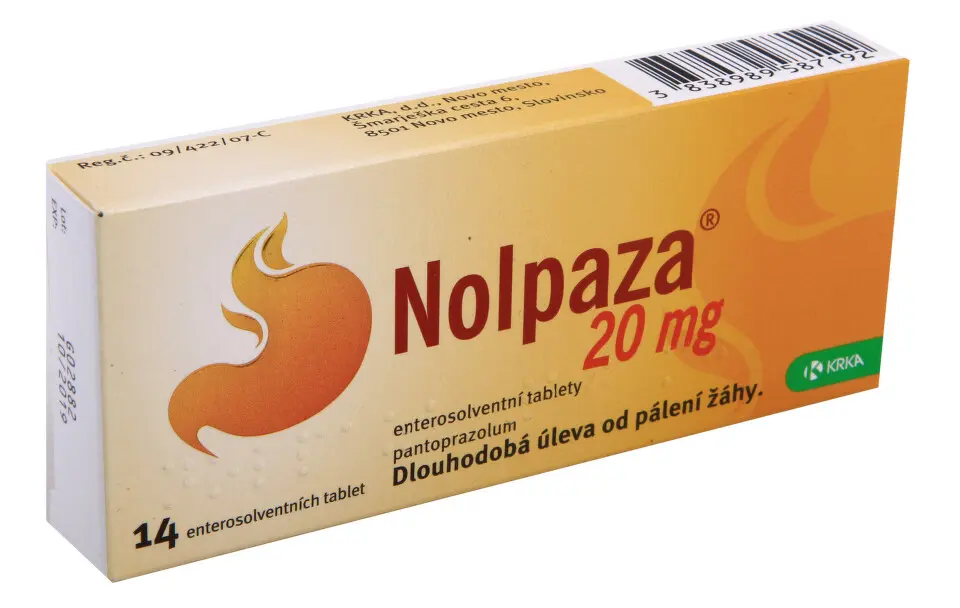 Nolpaza 20mg 14 tablet