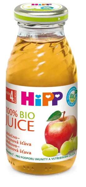 HiPP BIO Jablečno-hroznová šťáva 200ml