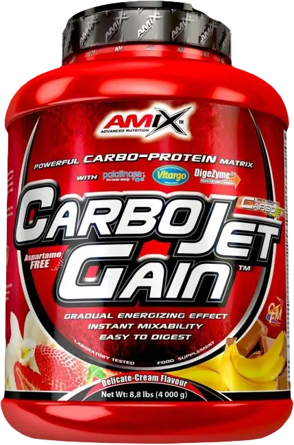 AMIX CarboJet Gain, Vanilla, 2250g