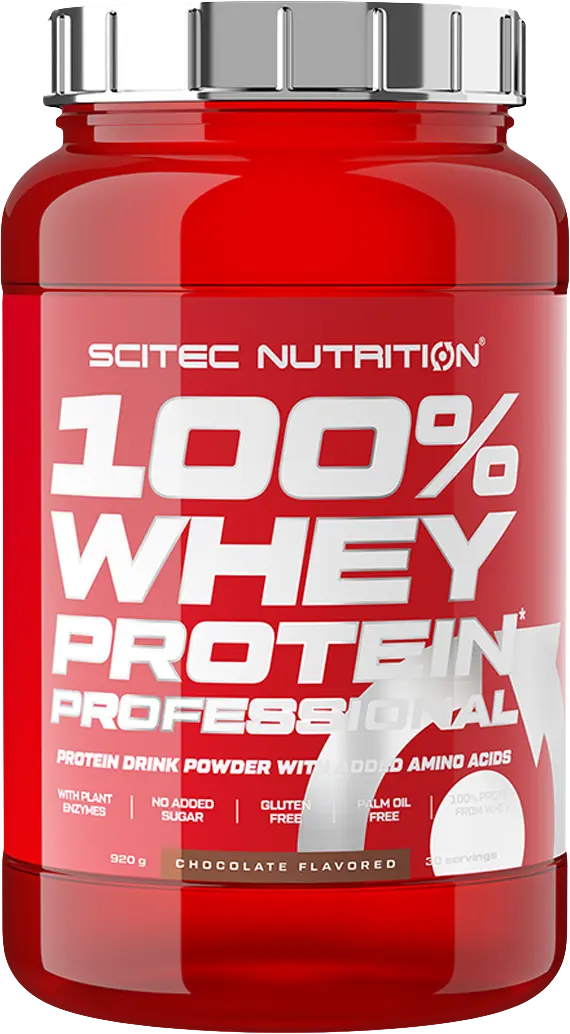 Scitec Nutrition 100% Whey Protein Professional 920 g čokoláda-lískový ořech