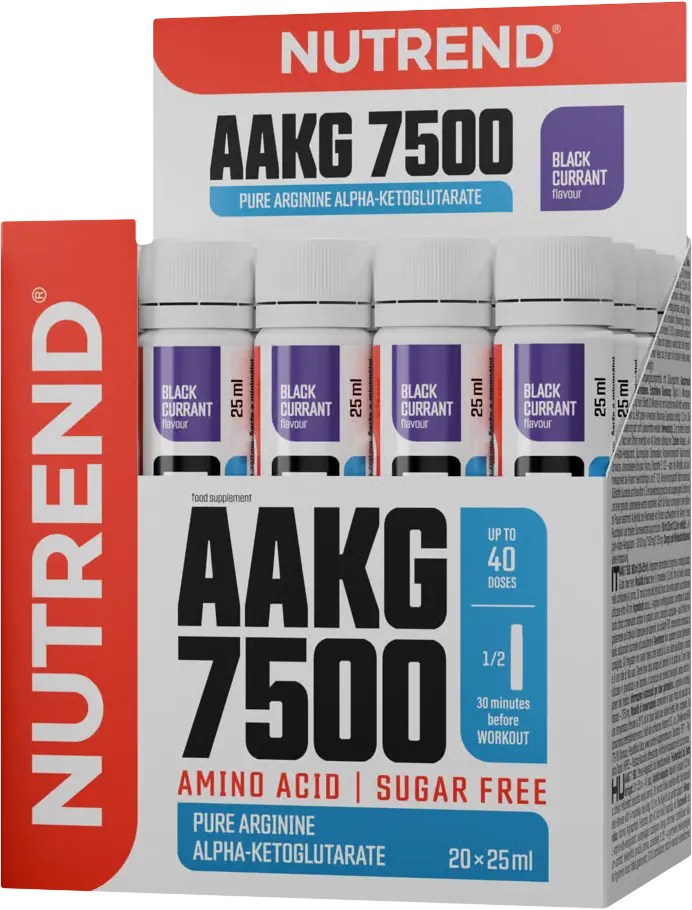 Nutrend AAKG 7500 20 x 25 ml černý rybíz