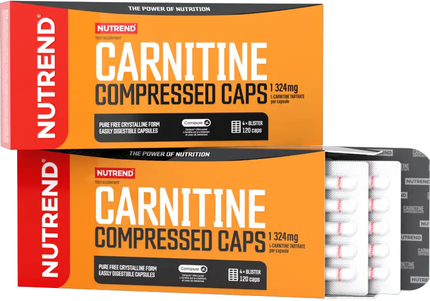 Nutrend Carnitine Compressed Caps 120 kapslí