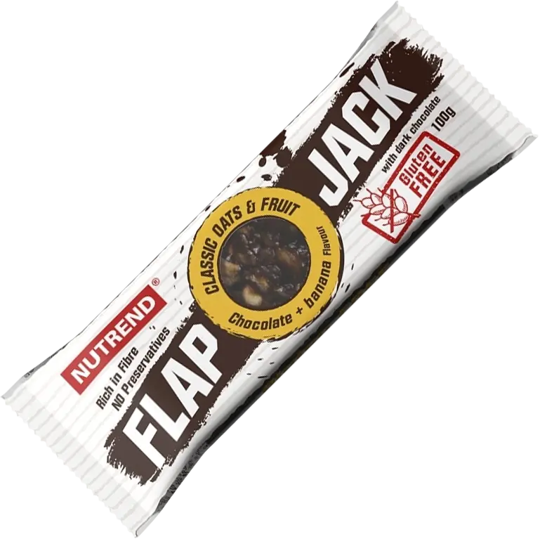 Nutrend Flapjack Gluten Free 100 g čokoláda-banán s hořkou čokoládou