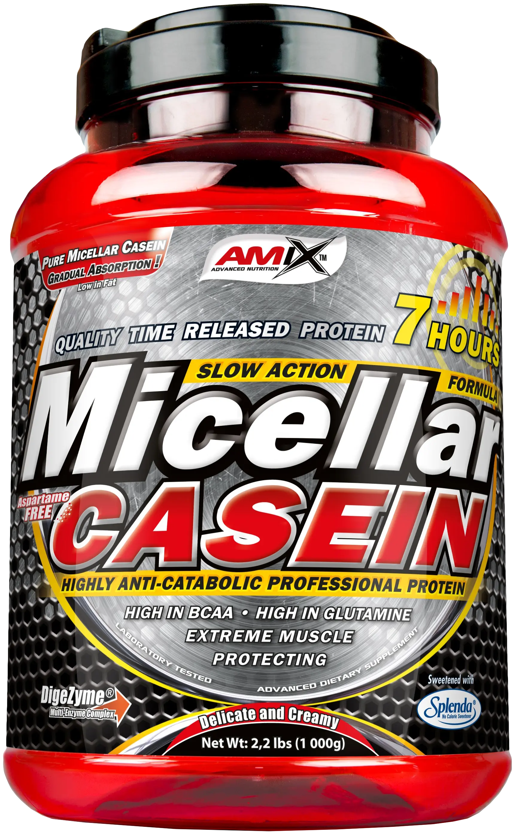 Amix Micellar Casein 1000 g jahoda