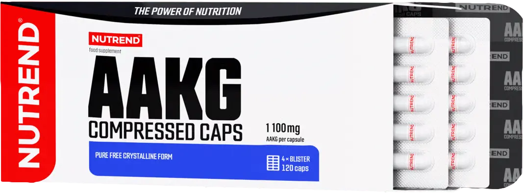 Nutrend AAKG Compressed Caps 120 kapslí