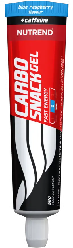 NUTREND Carbosnack Gel + kofein, tuba, 12x 50 g box, cola