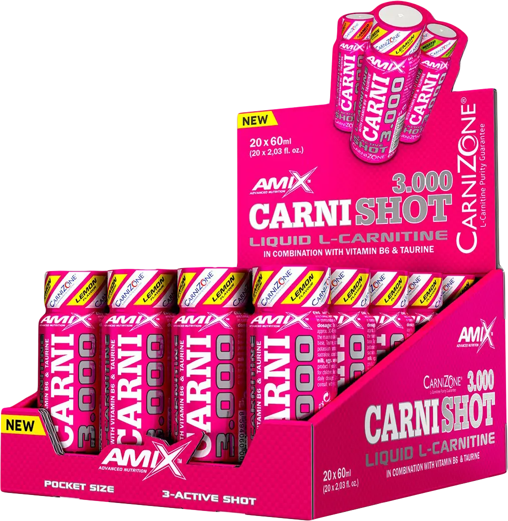 Amix CarniShot 3000 BOX 20 x 60 ml citron