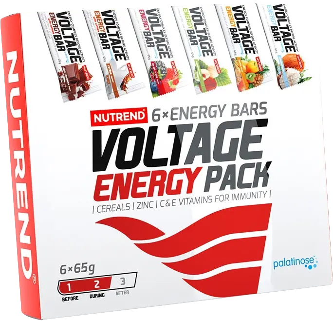 Nutrend Voltage Energy Bar Dárkové balení 6x65 g