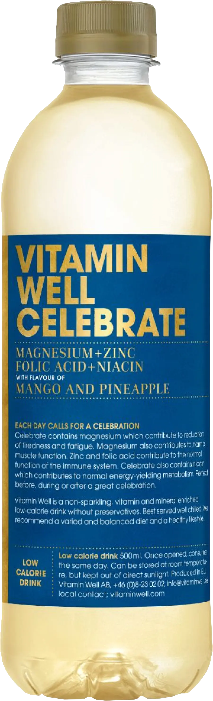 Vitamin Well Celebrate 500 ml ananas-mango