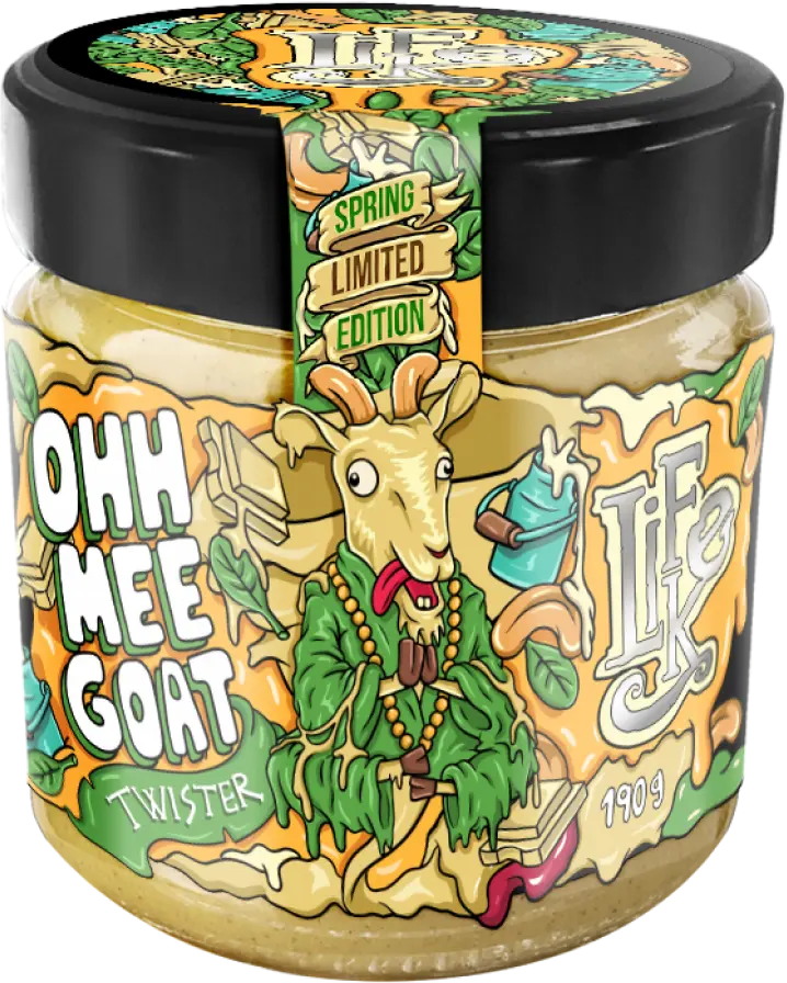 LifeLike Ohh Mee Goat Twister 190 g ohh mee goat (kešu-kozí mléko-špenát)