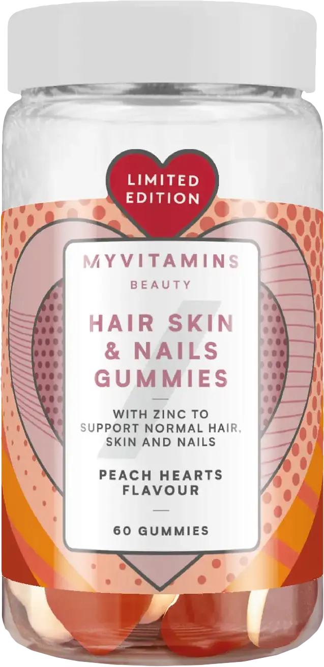MyProtein MyVitamins Hair, Skin & Nails Gummies Limited Edition 60 bonbonů třešeň